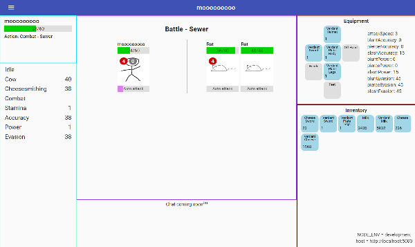 Early prototype of Milky Way Idle