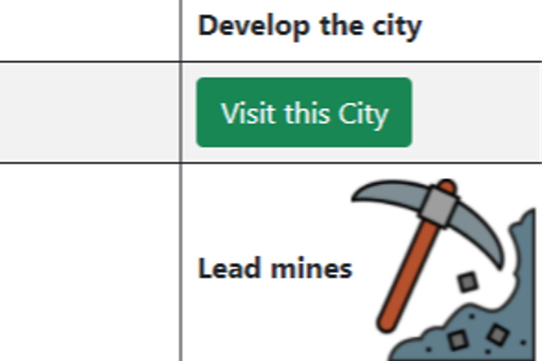 develop the city