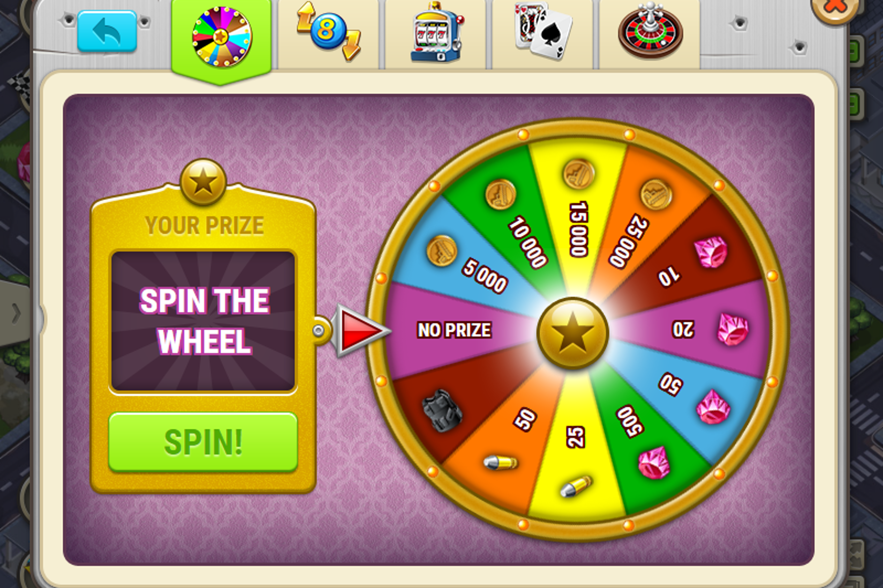 Spin the wheel