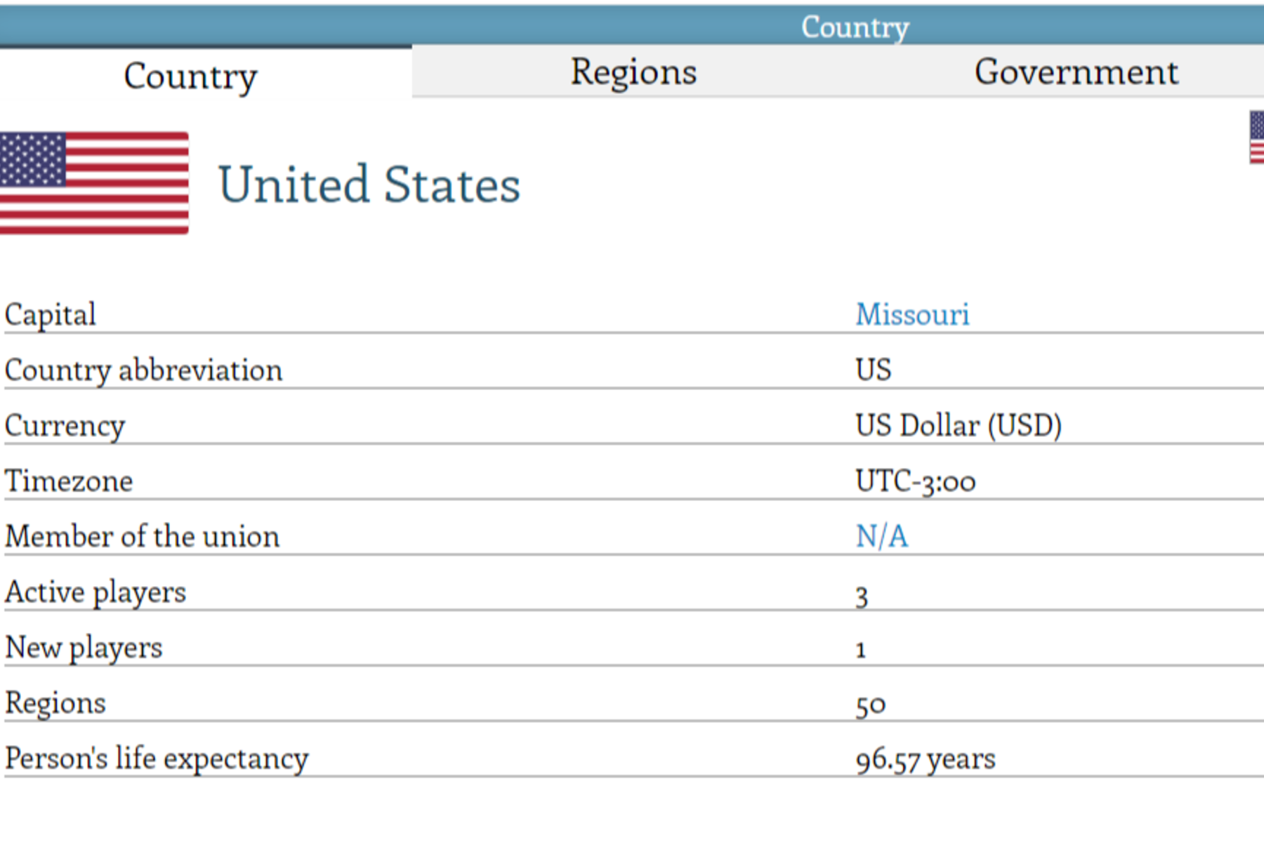 Country Info