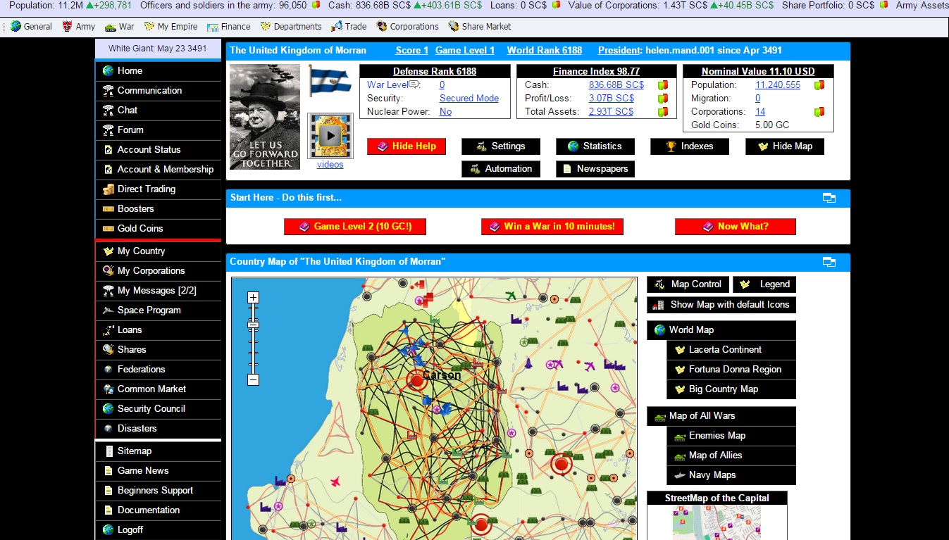simcountry